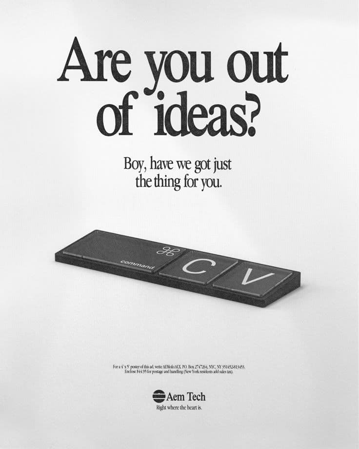 Are You Out of Ideas?