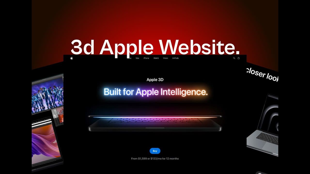 Apple 3d preview